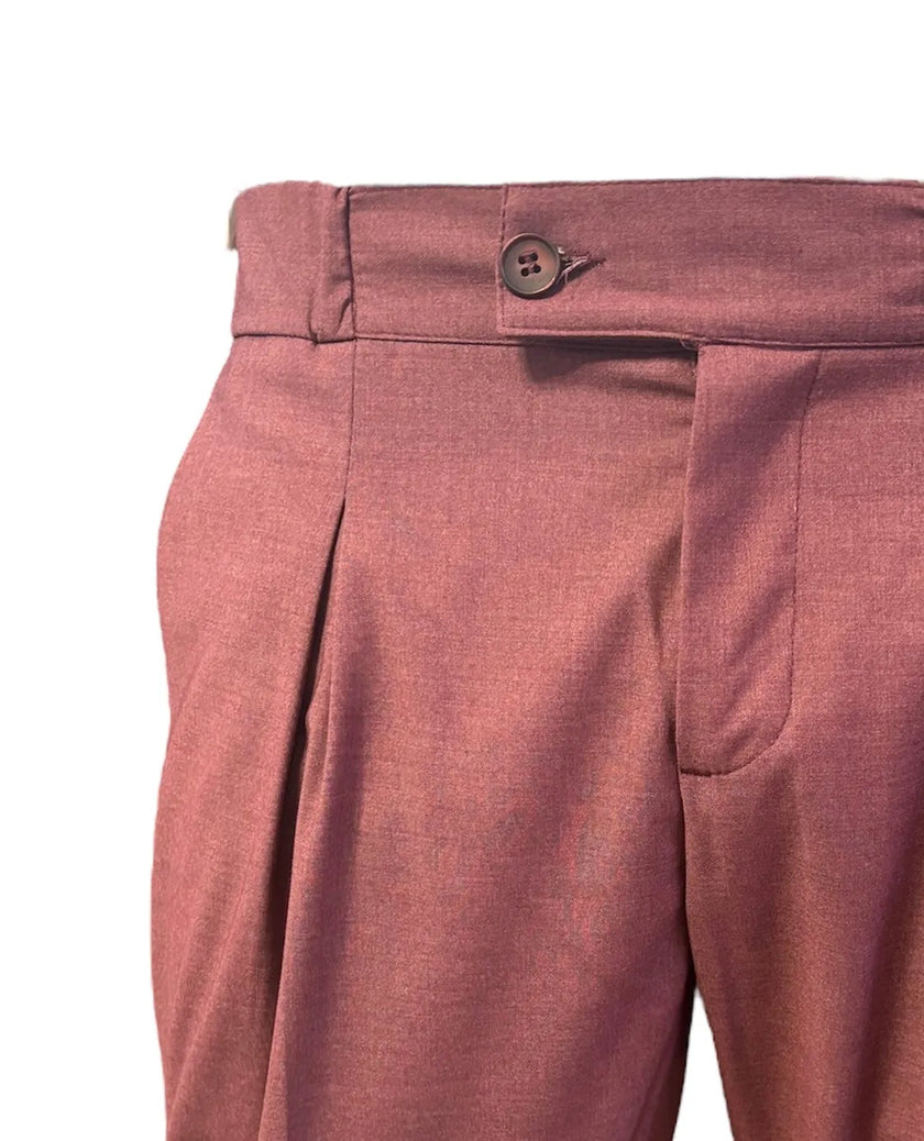 (Copia) Pantalone Uomo Taglio Sartoriale con Pences ELIO SANTINI