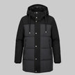 Piumino T424 Uomo Lungo con Cappuccio