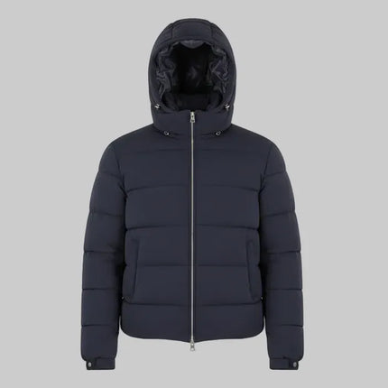 Piumino  T427 Uomo Corto con Cappuccio