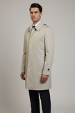 Trench Uomo Sfoderato con Mostrina Spalle