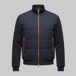 Giubbotto GB22 Bomber Dettagli In Eco Pelle