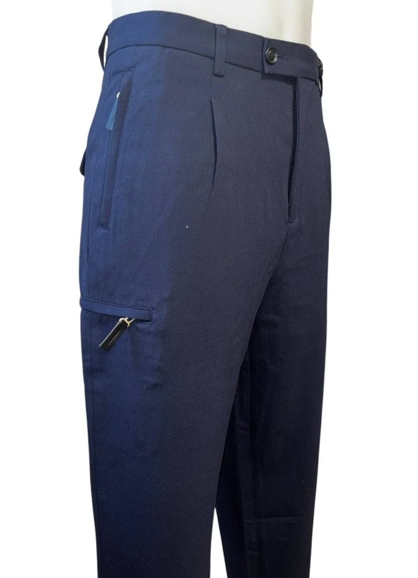 Pantalone in Jersey con Tasca Laterale Zip WEMAX