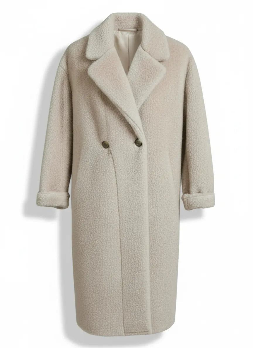 CAPPOTTO SG406 DOPPIO PETTO FAKE MINK