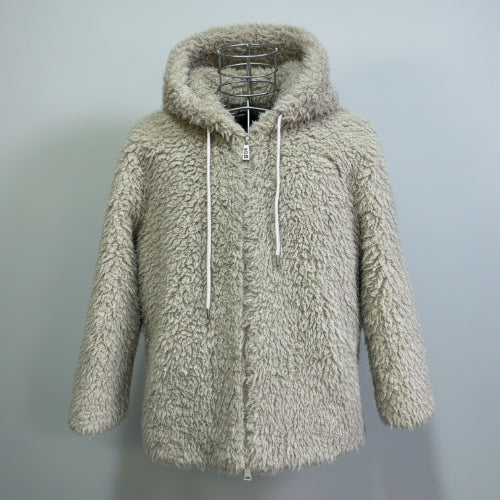 ECO PELLICCIA CORTA SG417 CON CAPPUCCIO