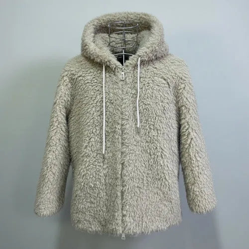 ECO PELLICCIA CORTA SG417 CON CAPPUCCIO