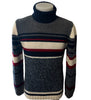 Maglia Collo Alto Rigata