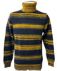 Maglia Collo Alto Rigata Fasce Larghe