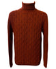 Maglia Collo con Trama Intrecciata