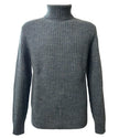 Maglia Collo Alto A Costine Shetland