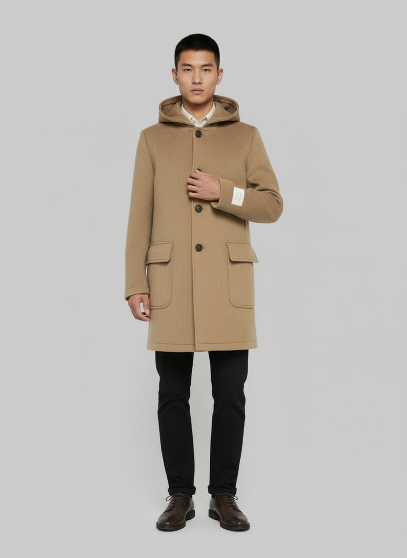 Cappotto LEONE 4945 con Cappuccio