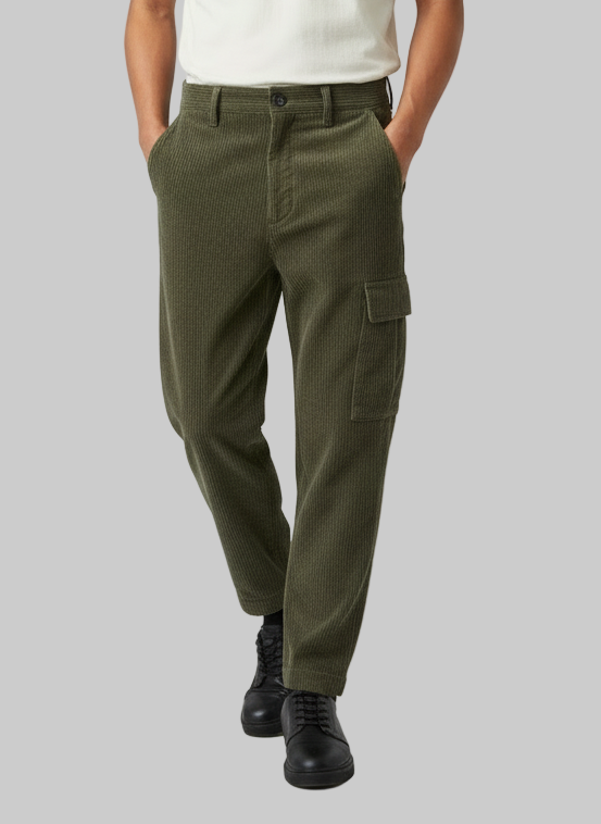 Pantalone FILM 2541P Cargo in Velluto