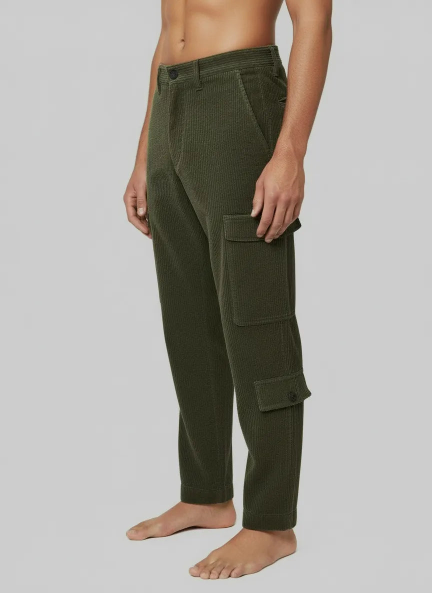 Pantalone FILM 2541P Cargo in Velluto