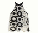 Top in Macramè con Scollo all'Americana PENNYBLACK