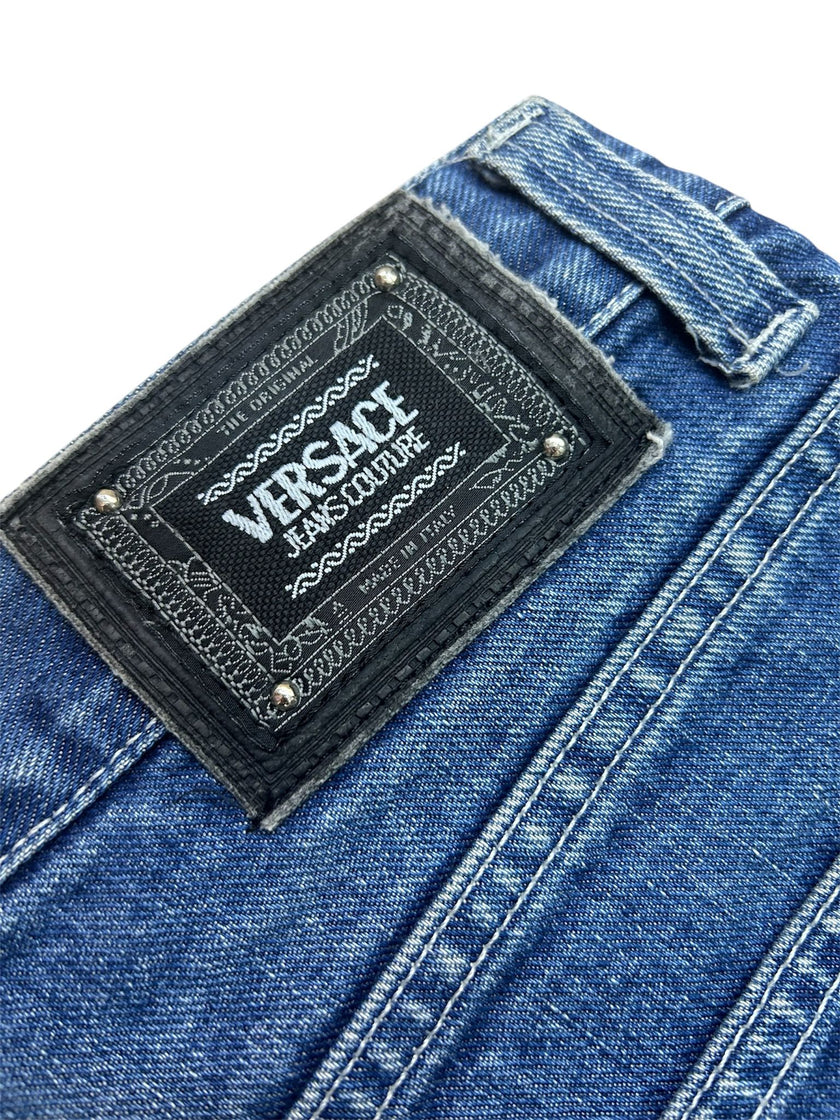 Jeans a vita alta con gamba larga VERSACE JEANS COUTURE