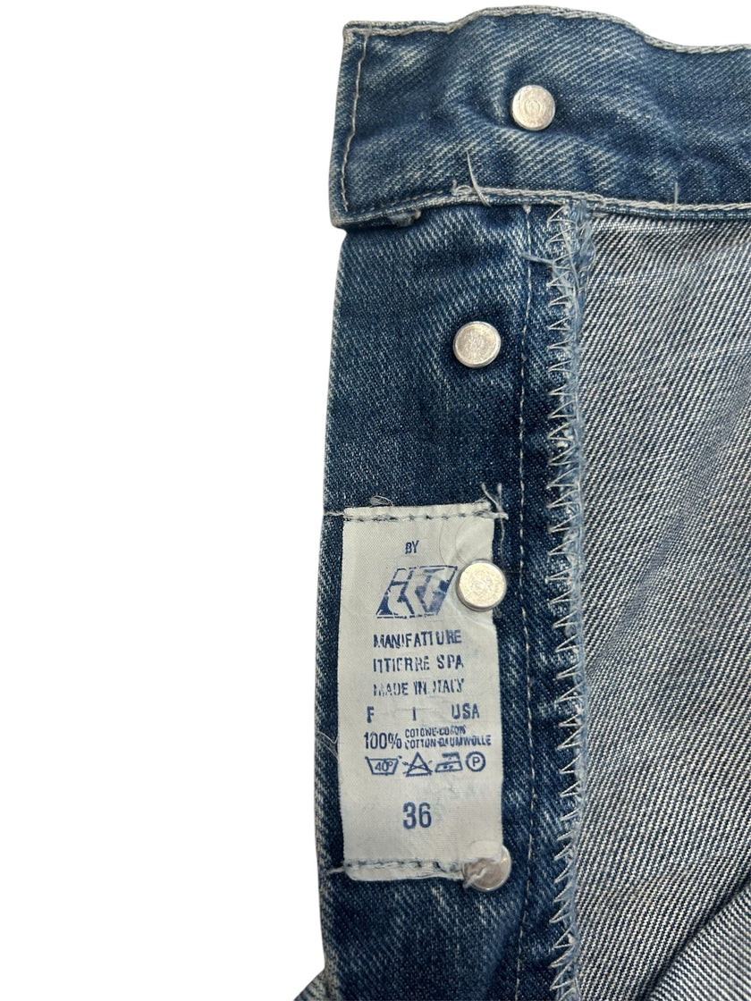 Jeans a vita alta con gamba larga VERSACE JEANS COUTURE