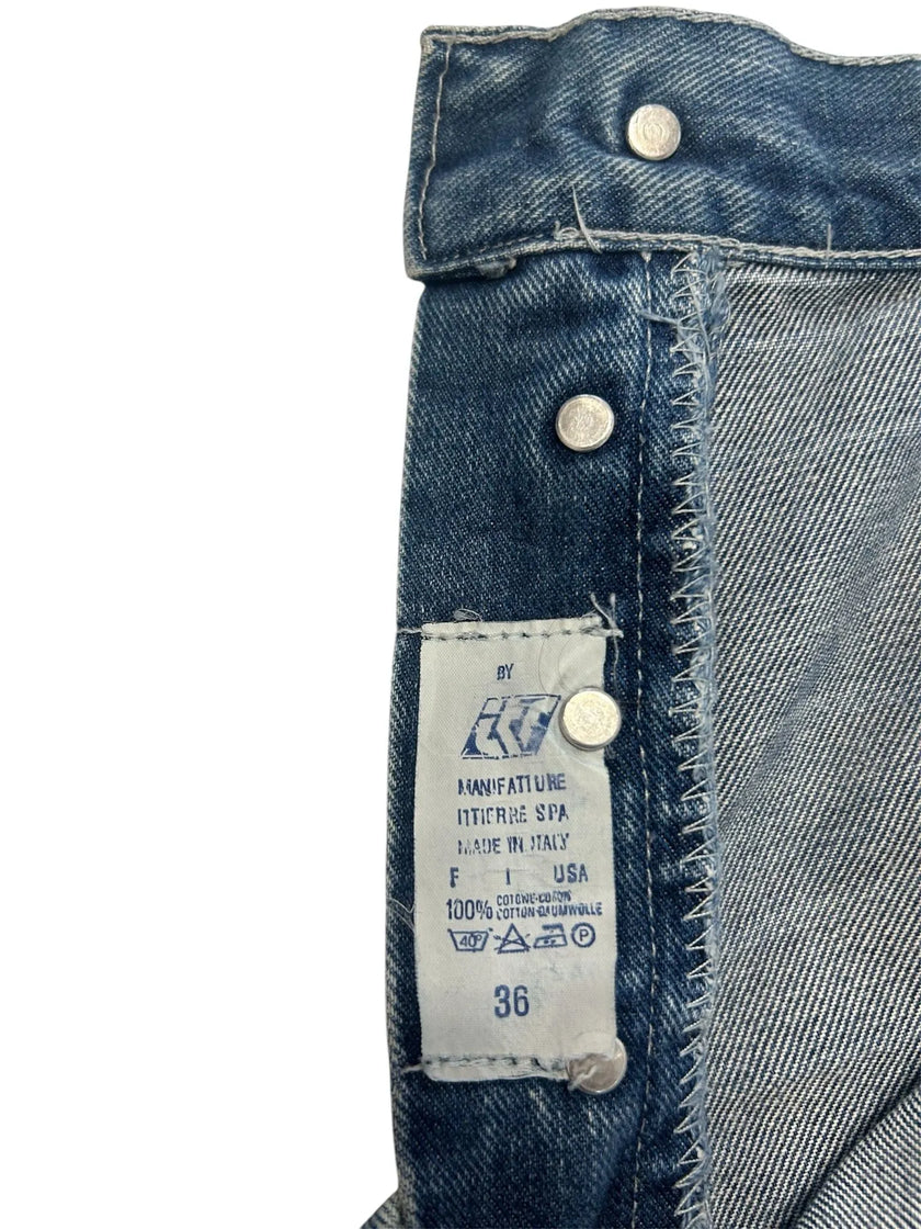 Jeans a vita alta con gamba larga VERSACE JEANS COUTURE