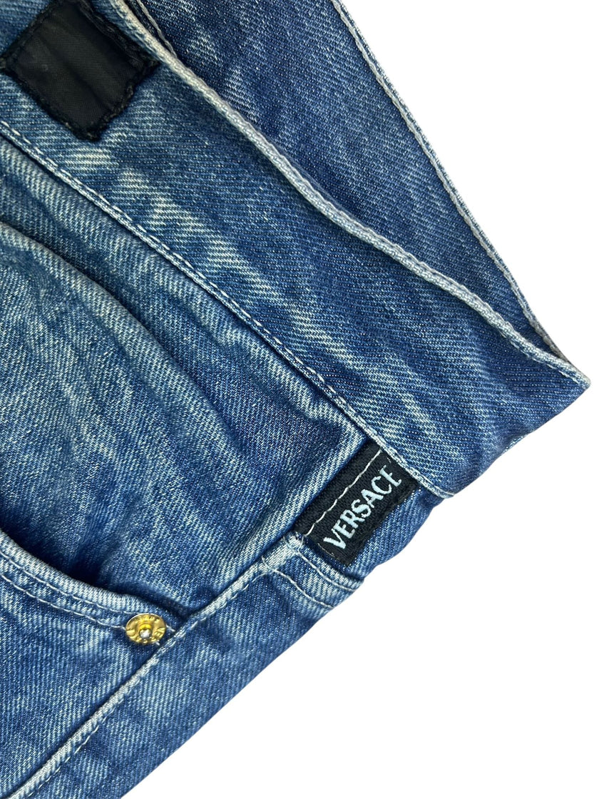 Jeans a vita alta con gamba larga VERSACE JEANS COUTURE