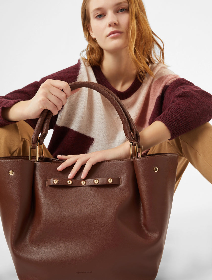 Borsa Donna Shopper Basic con Borchie PENNYBLACK