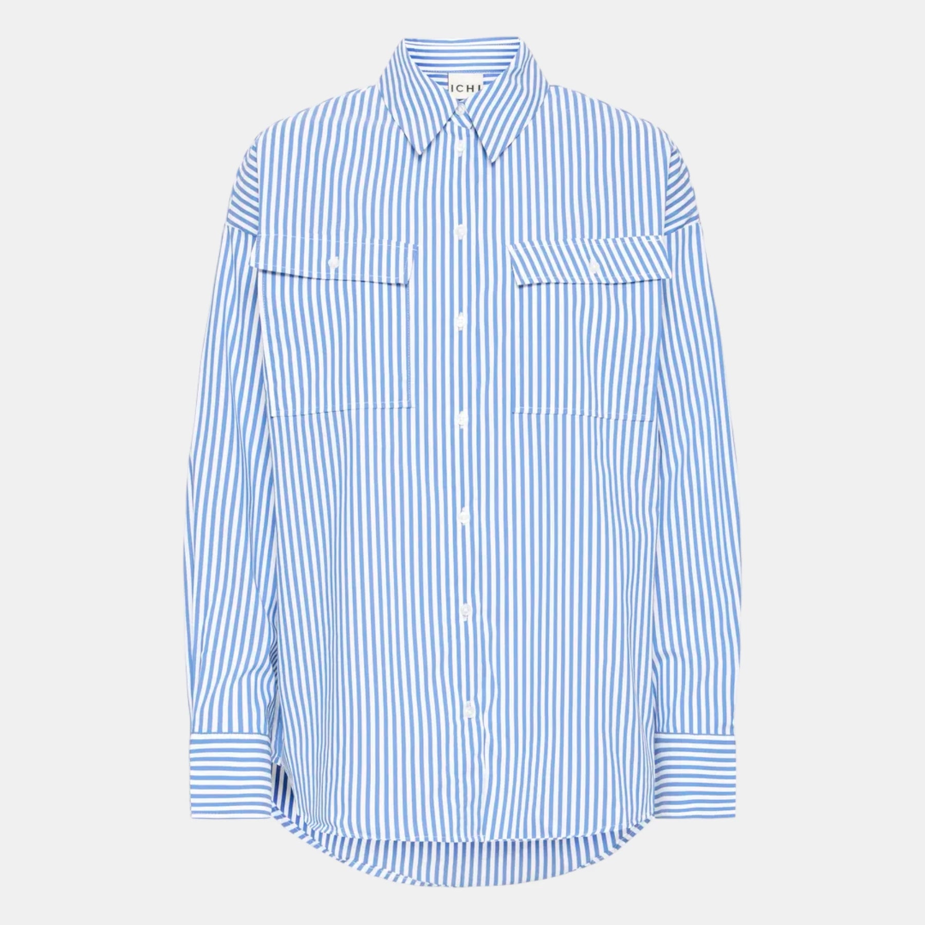 CAMICIA OVER IHKATJA SH MODELLO RIGATO