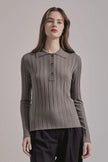 Maglia Polo a Coste in Royal Merino FILIPPO DE LAURENTIIS