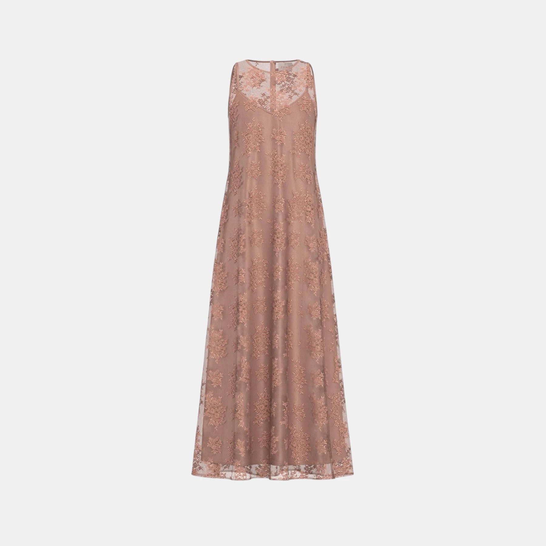 ABITO MIDI EMMLABILE FANTASIA FLOREALE CON SOTTOVESTE
