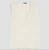 Top Smanicato con Scollo a V PENNYBLACK