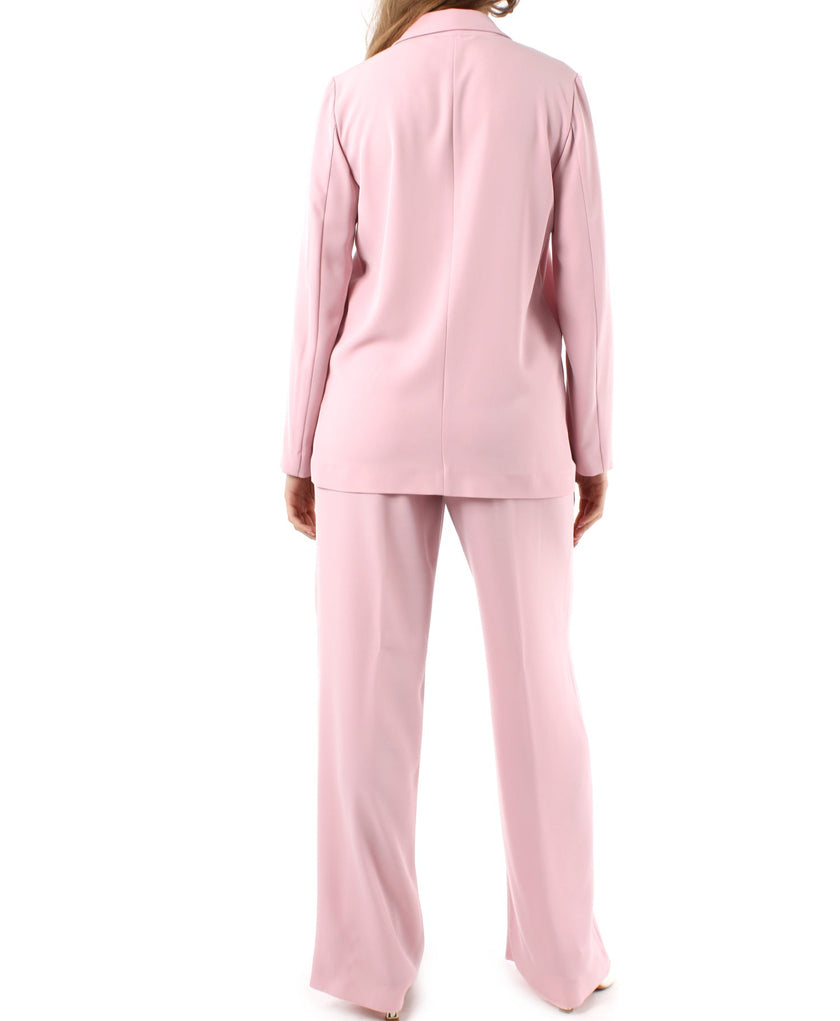 Tailleur Giacca Sfoderata Doppio Petto e Pantalone Palazzo con Tasca Francese EMME MARELLA