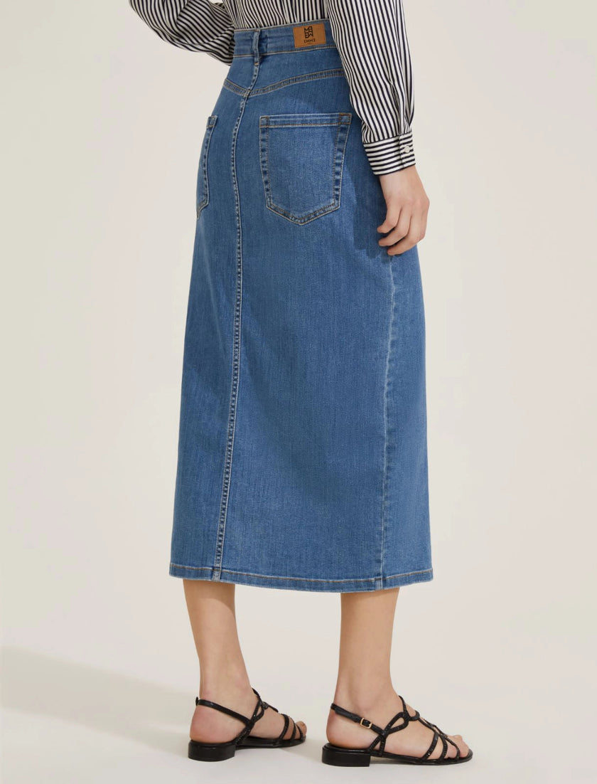 Gonna longuette in denim EMME MARELLA