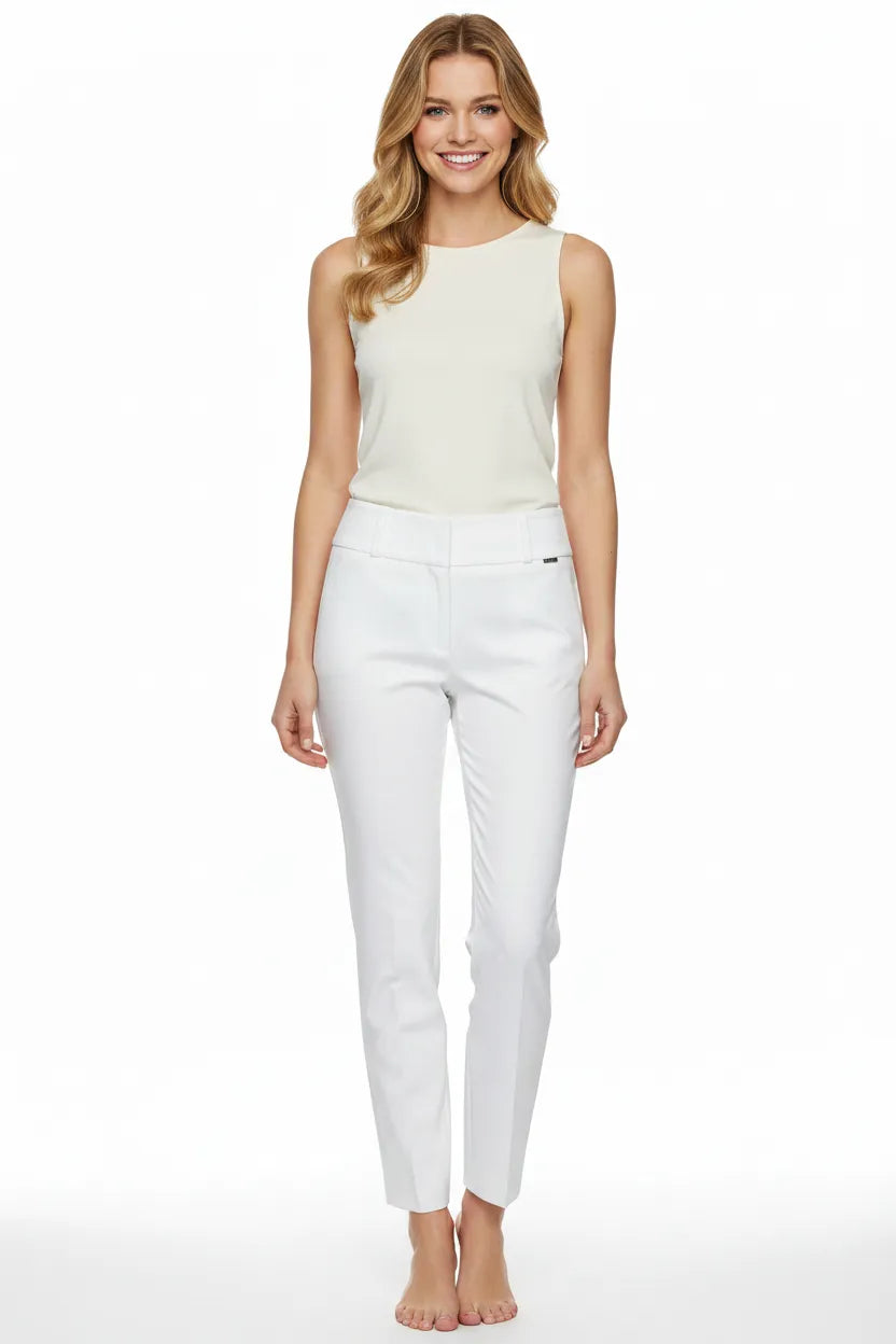 Pantalone M510 NEW basic con tasche a filo e spacchi al fondo
