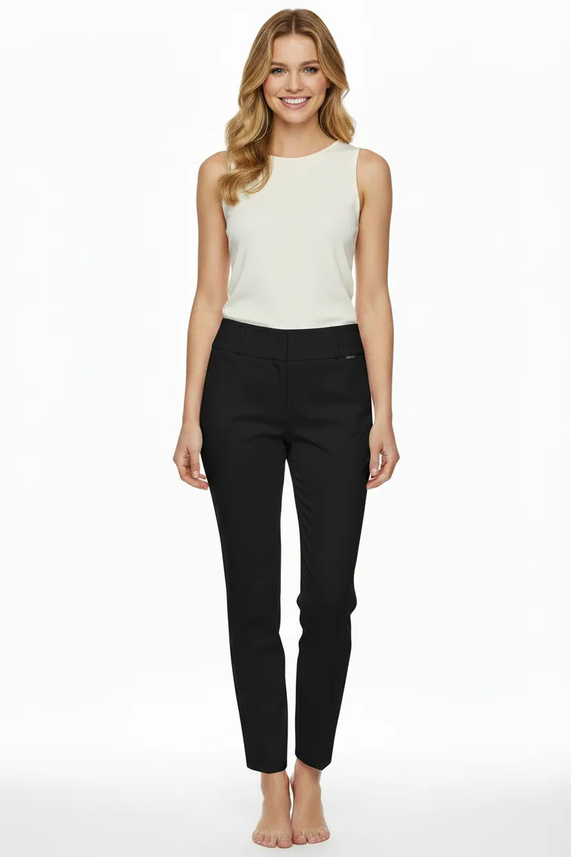 Pantalone M510 NEW basic con tasche a filo e spacchi al fondo