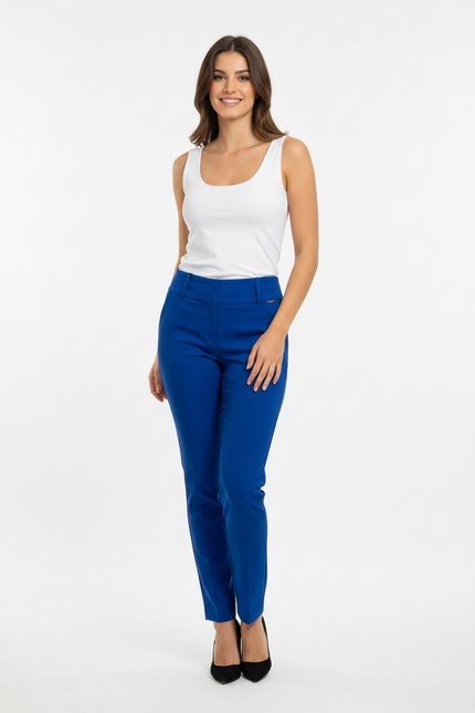 Pantalone M510 NEW basic con tasche a filo e spacchi al fondo