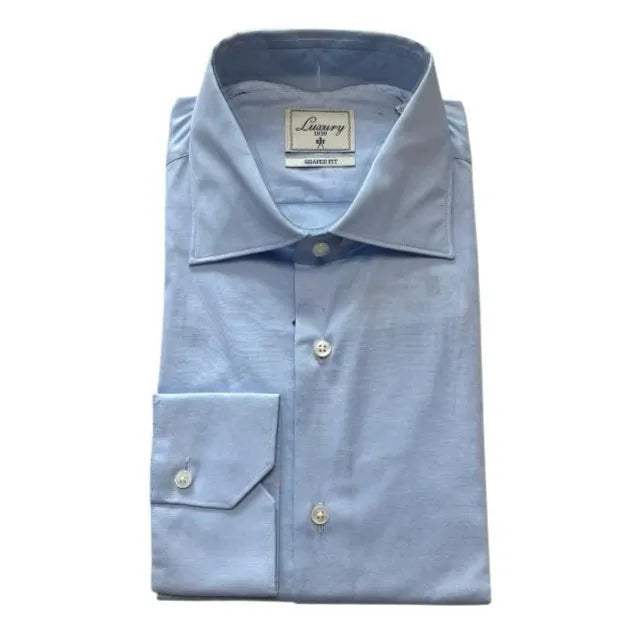 Camicia con taschino a tinta unita LUXURY