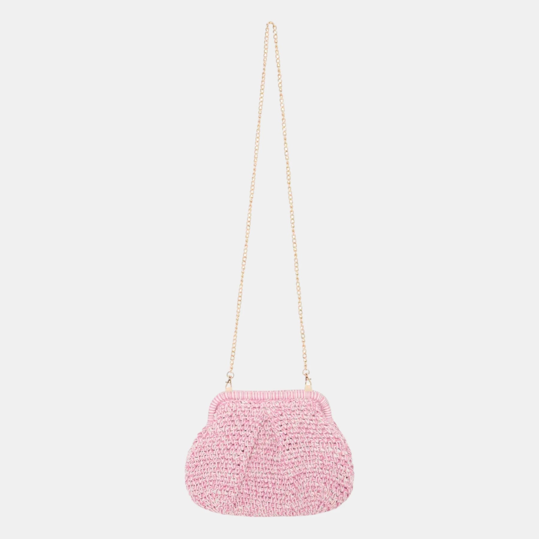 BORSA IAMISSE CLOUTH TESSUTO INTRECCATO