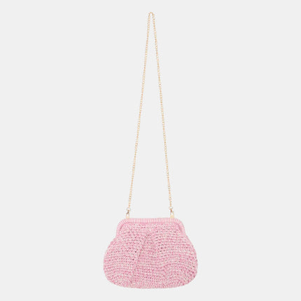 BORSA IAMISSE CLOUTH TESSUTO INTRECCATO