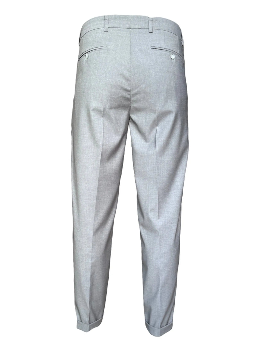 Pantalone con pence e risvolto ELIO SANTINI