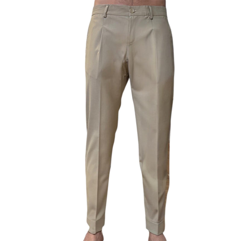 Pantalone con pence e risvolto ELIO SANTINI