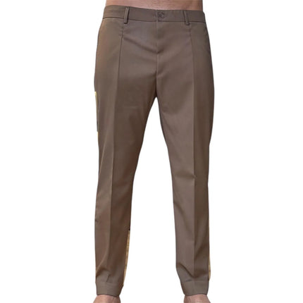 Pantalone con pence e risvolto ELIO SANTINI
