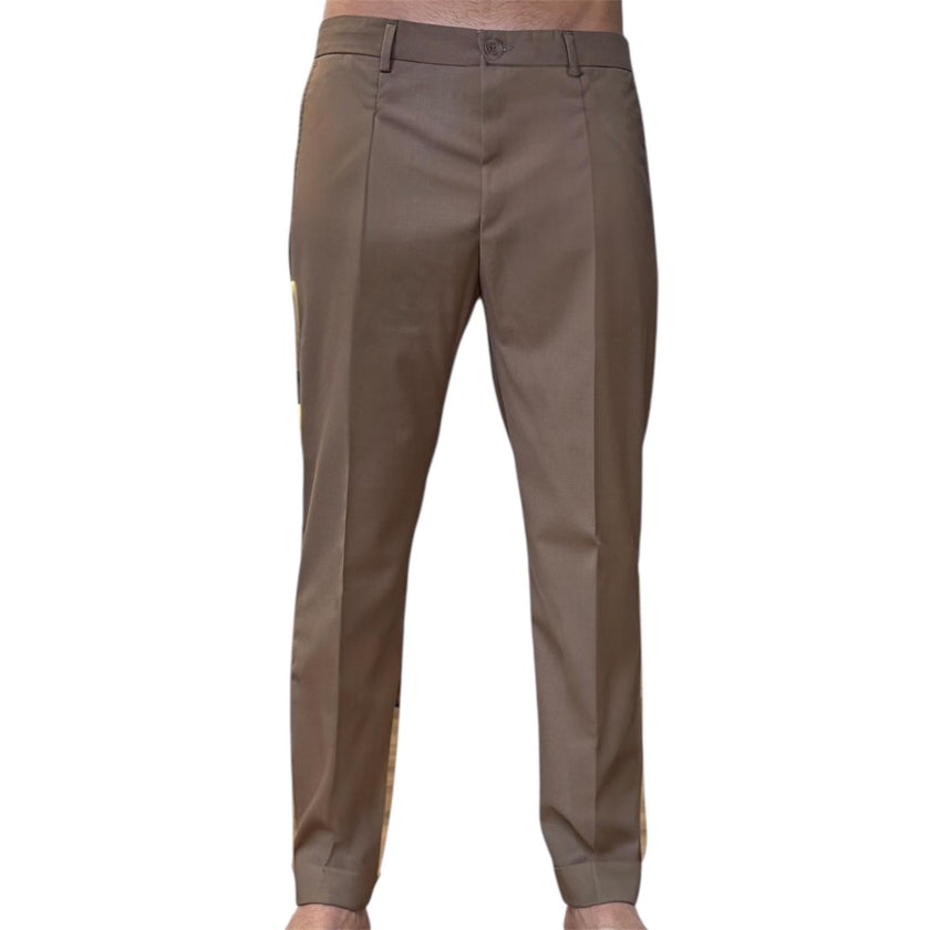 Pantalone con pence e risvolto ELIO SANTINI