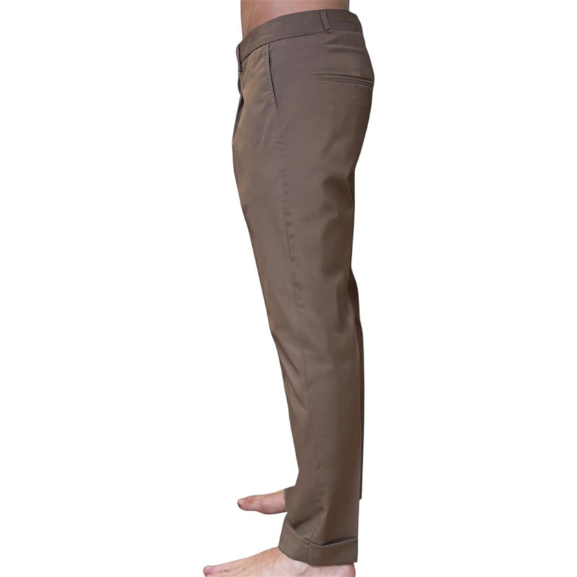 Pantalone con pence e risvolto ELIO SANTINI