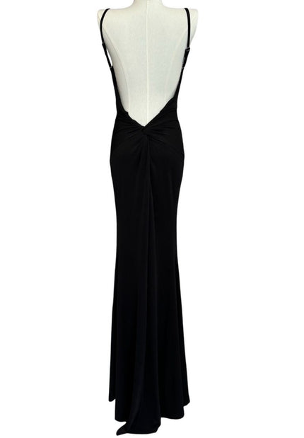 Abito lungo in jersey con bretelline