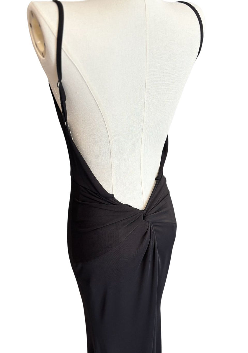 Abito lungo in jersey con bretelline AUDENINO