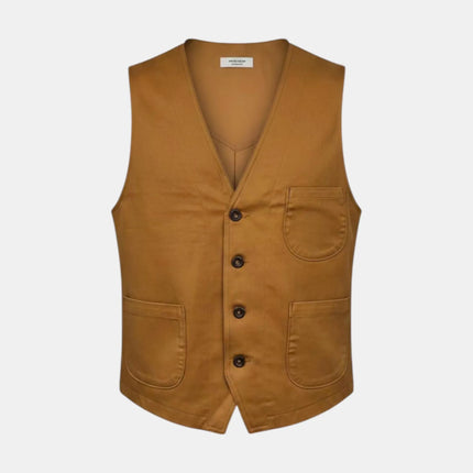 GILET SARTORIALE RIGATO MODELLO NERONE