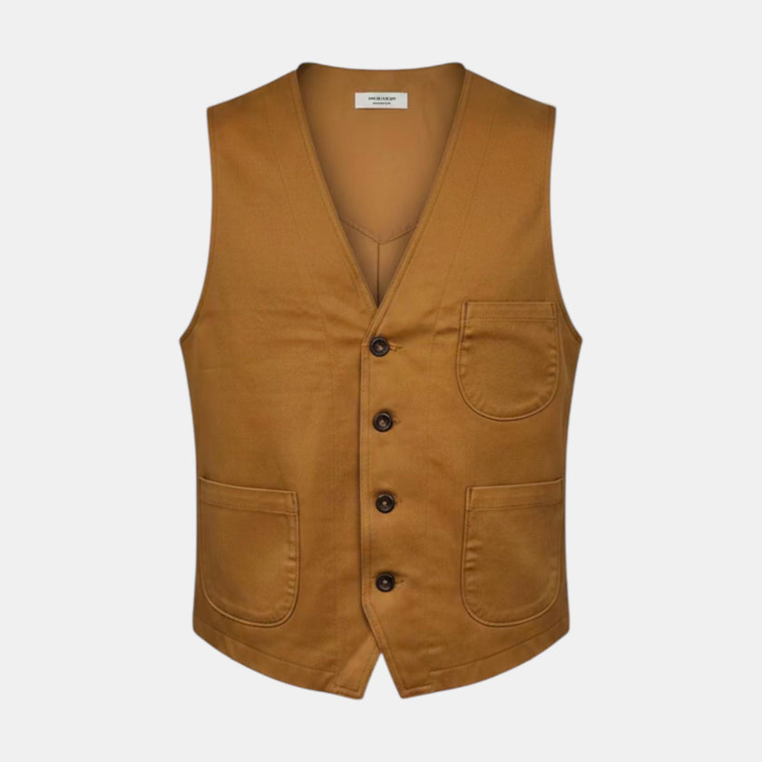 GILET SARTORIALE RIGATO MODELLO NERONE