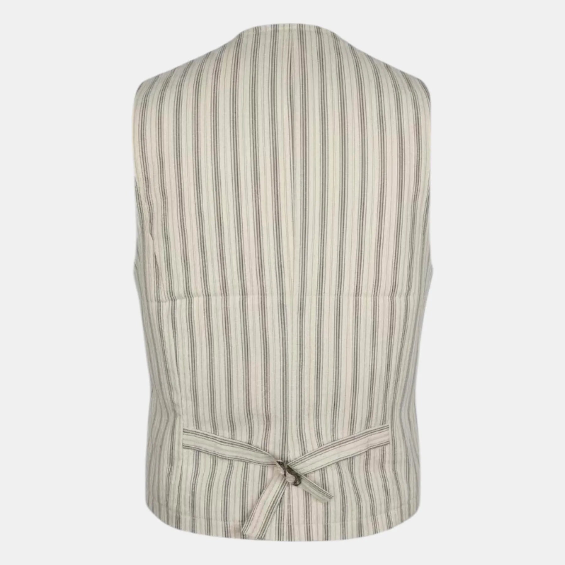 GILET SARTORIALE RIGATO MODELLO NERONE
