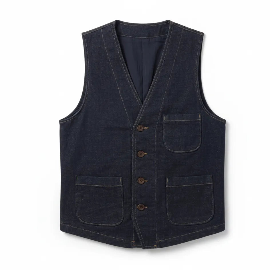 GILET SARTORIALE RIGATO MODELLO NERONE