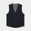 GILET SARTORIALE RIGATO MODELLO NERONE