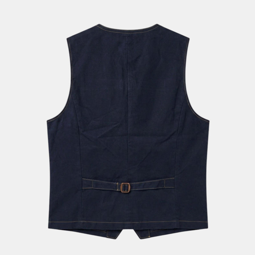 GILET SARTORIALE RIGATO MODELLO NERONE