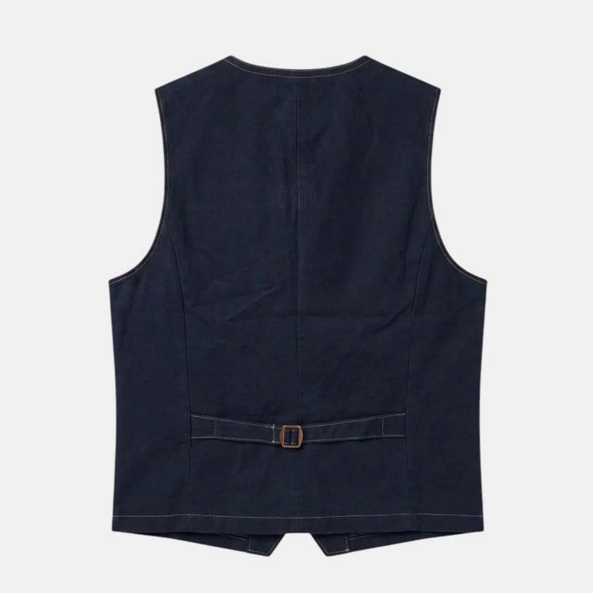 GILET SARTORIALE RIGATO MODELLO NERONE