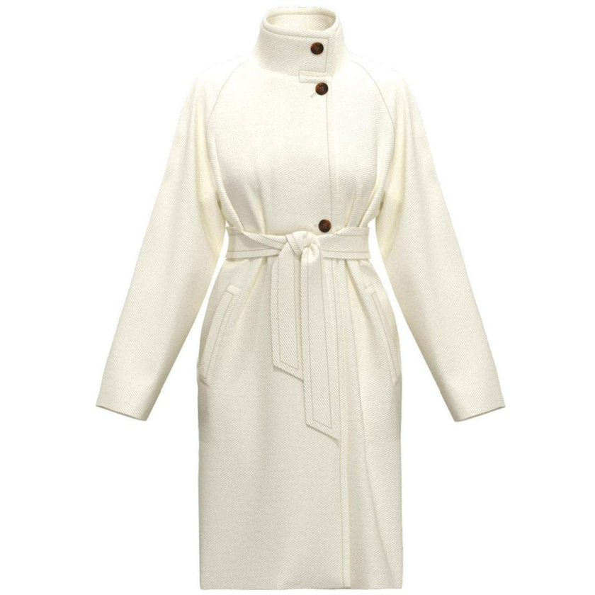 Cappotto Donna Over Cintura in Vita