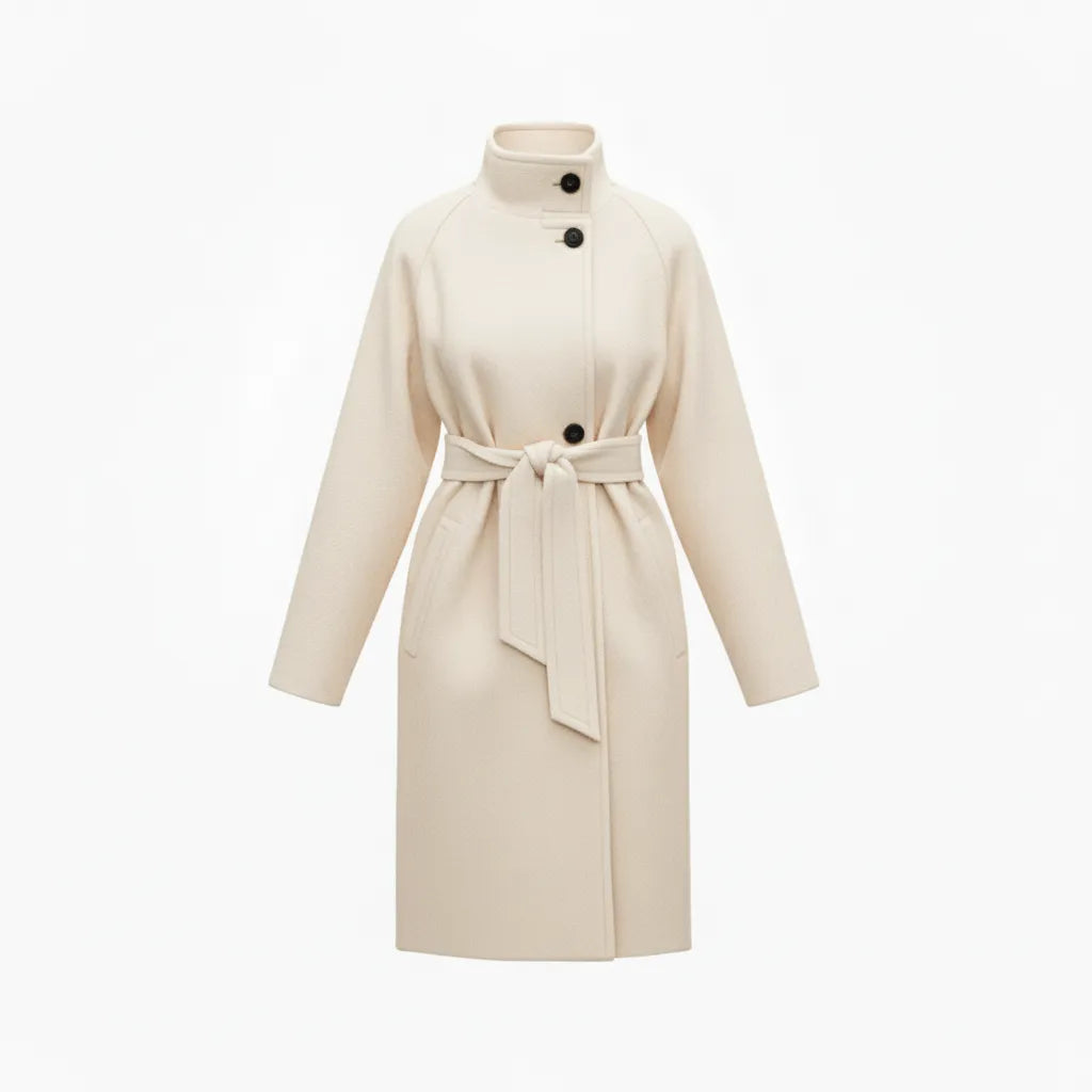 Cappotto Donna Over Cintura in Vita
